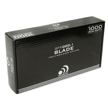 Massive BP1000.1V2 455 Watts RMS @ 2 Ohm Full Range Mono Amplifier