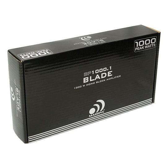 Massive BP1000.1V2 455 Watts RMS @ 2 Ohm Full Range Mono Amplifier