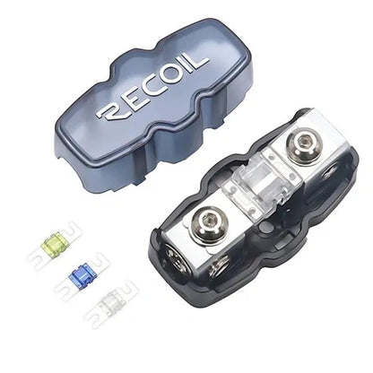 Recoil Audio SFH11 (5 Pcs) 4 to 8 Gauge In & Out Mini-ANL Heavy-Duty Fuse Holder