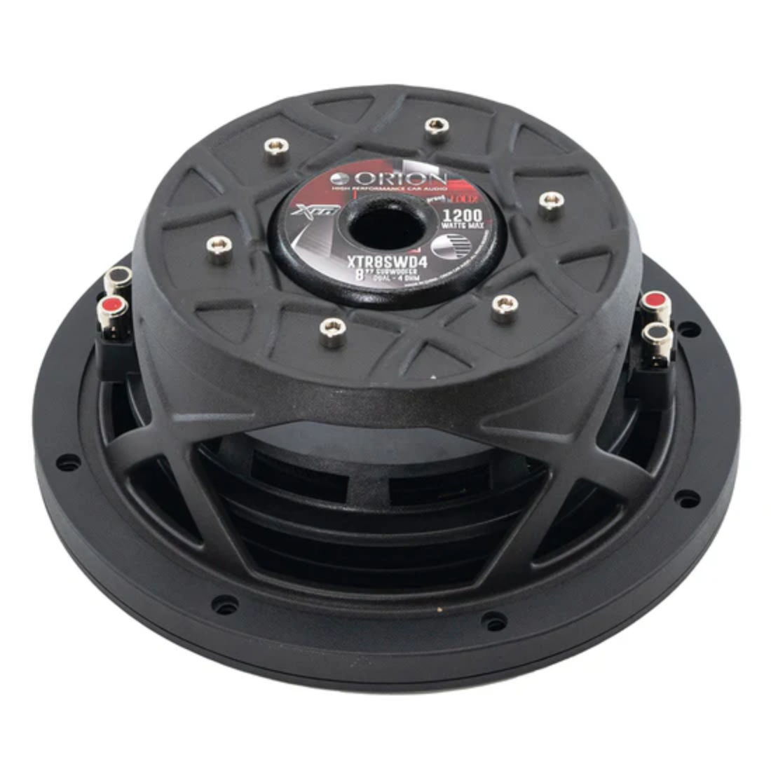 Orion XTR8SWD4 8" 1200W Max Dual 4-Ohm Voice Coil Car Audio Shallow Subwoofer