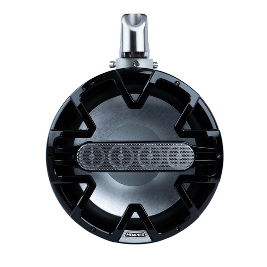 Memphis Audio MM105TB 10" 600W Peak 4-Ohm Marine Tower Speakers w/ RGB (Black)