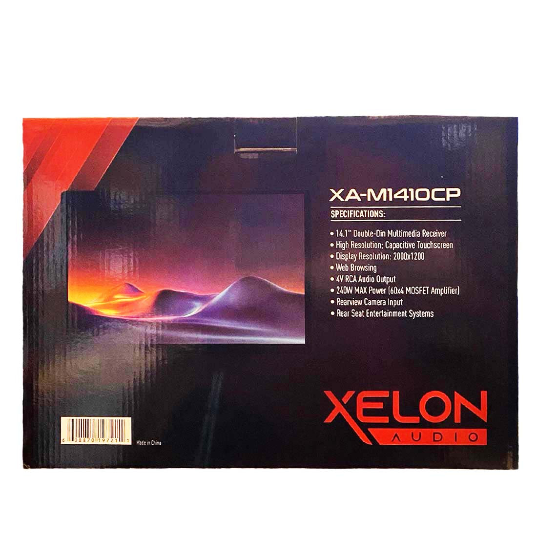 Xelon Audio XA-M1410CP 2-DIN Digital Multimedia Receiver w/ 14.1" Touchscreen