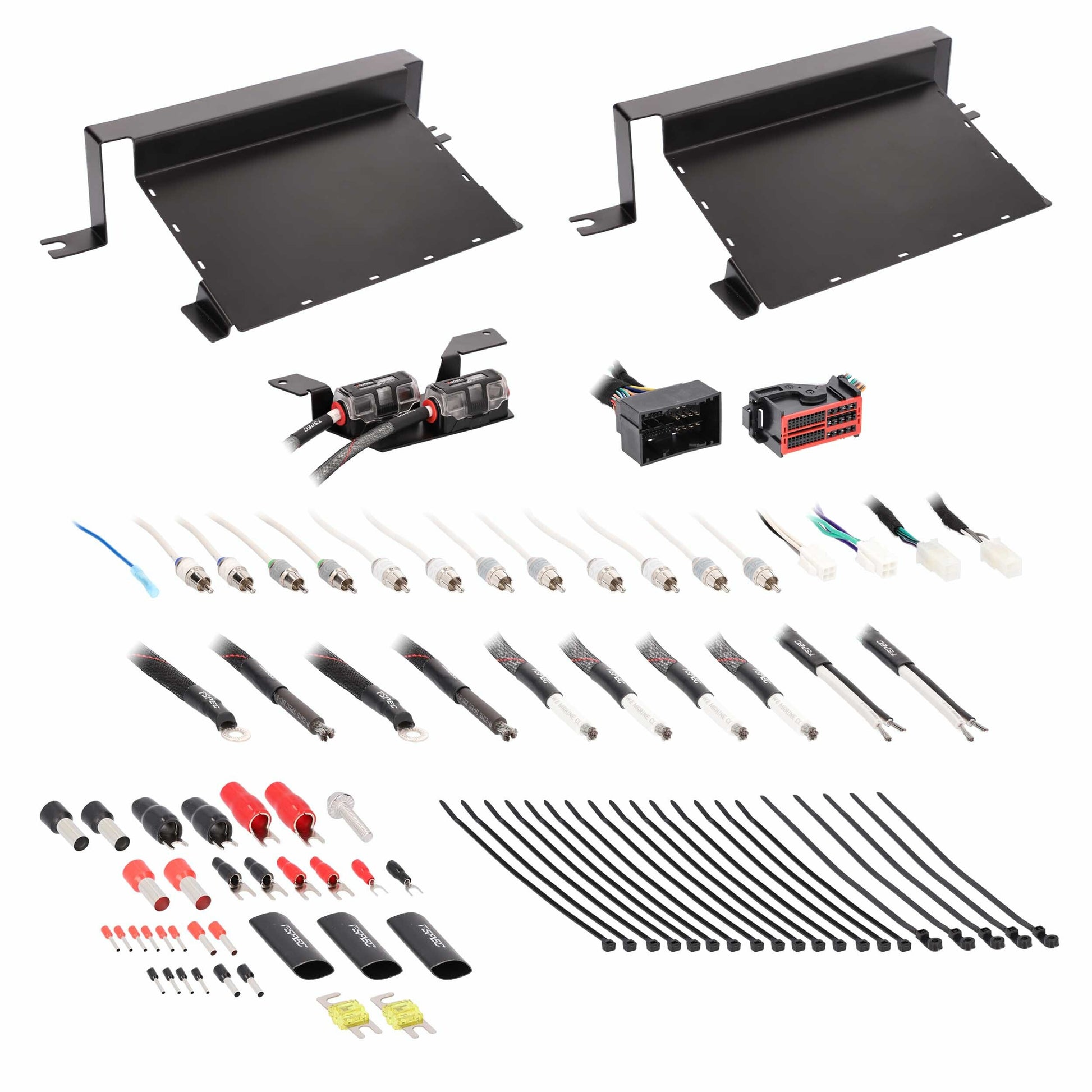 Heise JP-18AMP-2 Dual Amplifier Installation Kit for Jeep JL Gladiator JT 2018+