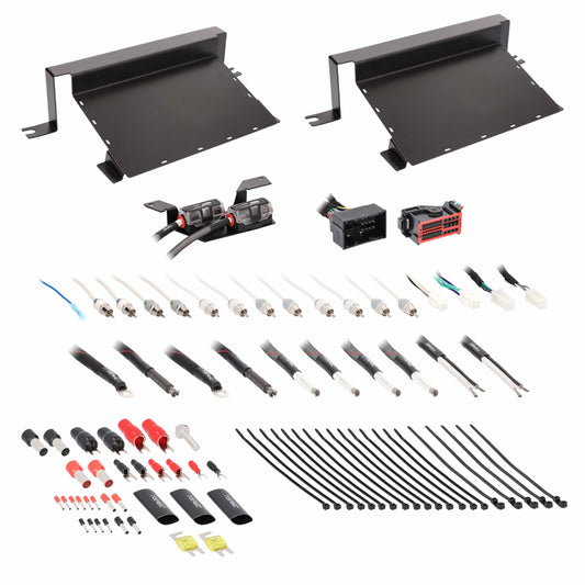Heise JP-18AMP-2 Dual Amplifier Installation Kit for Jeep JL Gladiator JT 2018+