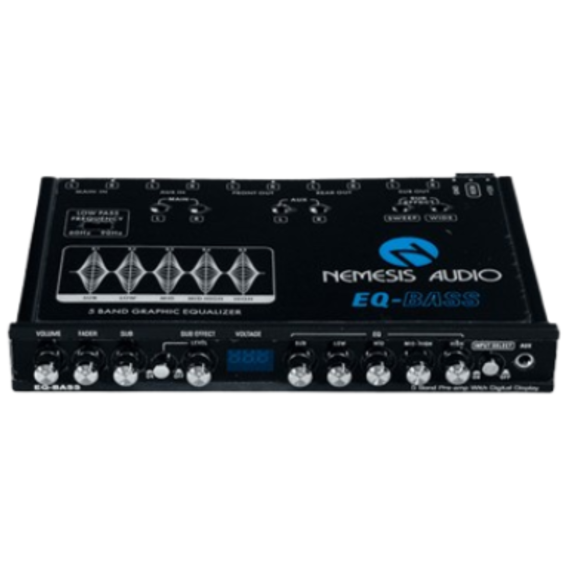 Nemesis Audio EQ-BASS 5-Band Graphic Equalizer with 8V Output