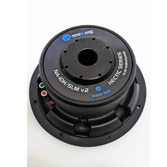 Nemesis Audio NA-10H/SLMV.2D4 10" 600W RMS Dual 4-Ohm Voice Coil Car Subwoofer