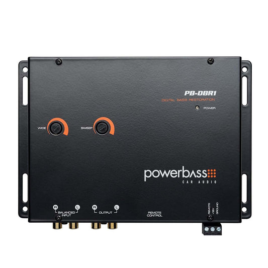 PowerBass PB-DBR1 Digital Bass Restoration Processor w/ Remote Control Knob