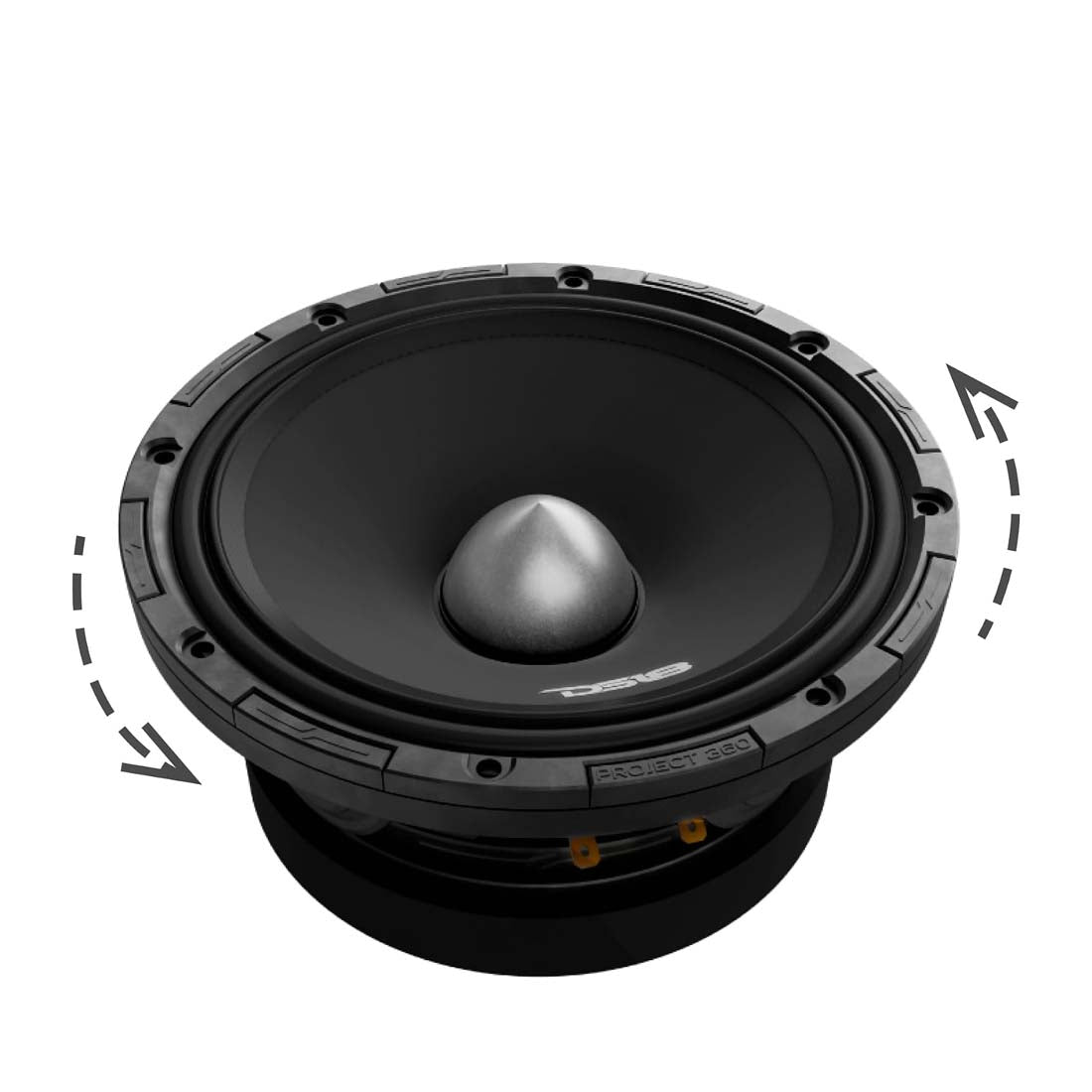 DS18 PROJECT360.64B 6.5" 600W Max 4-Ohm Bullet Mid-High Loudspeaker (Single)