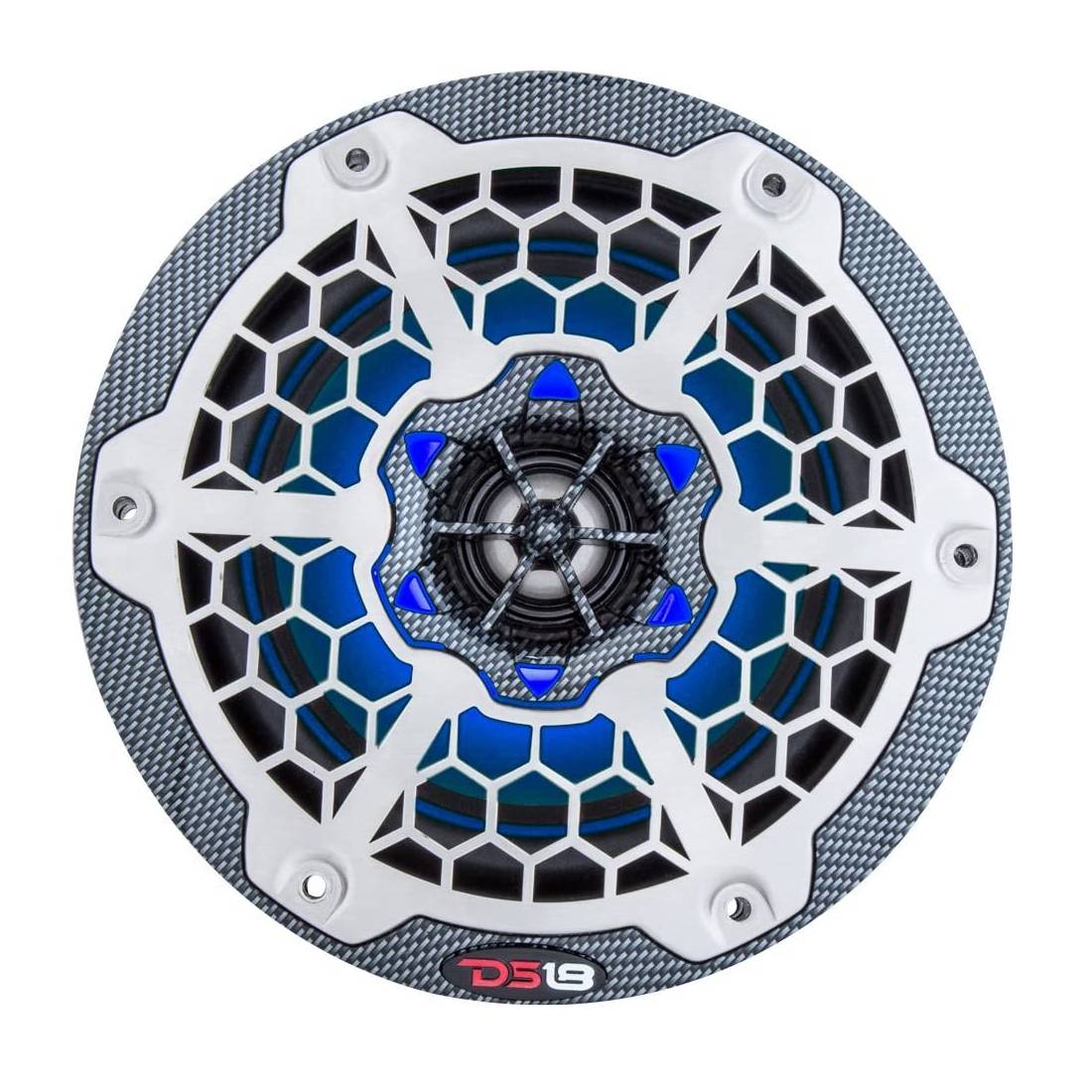 DS18 CF8 375 Watts Max 8" 2-Way Carbon Fiber Hydro Marine Speakers
