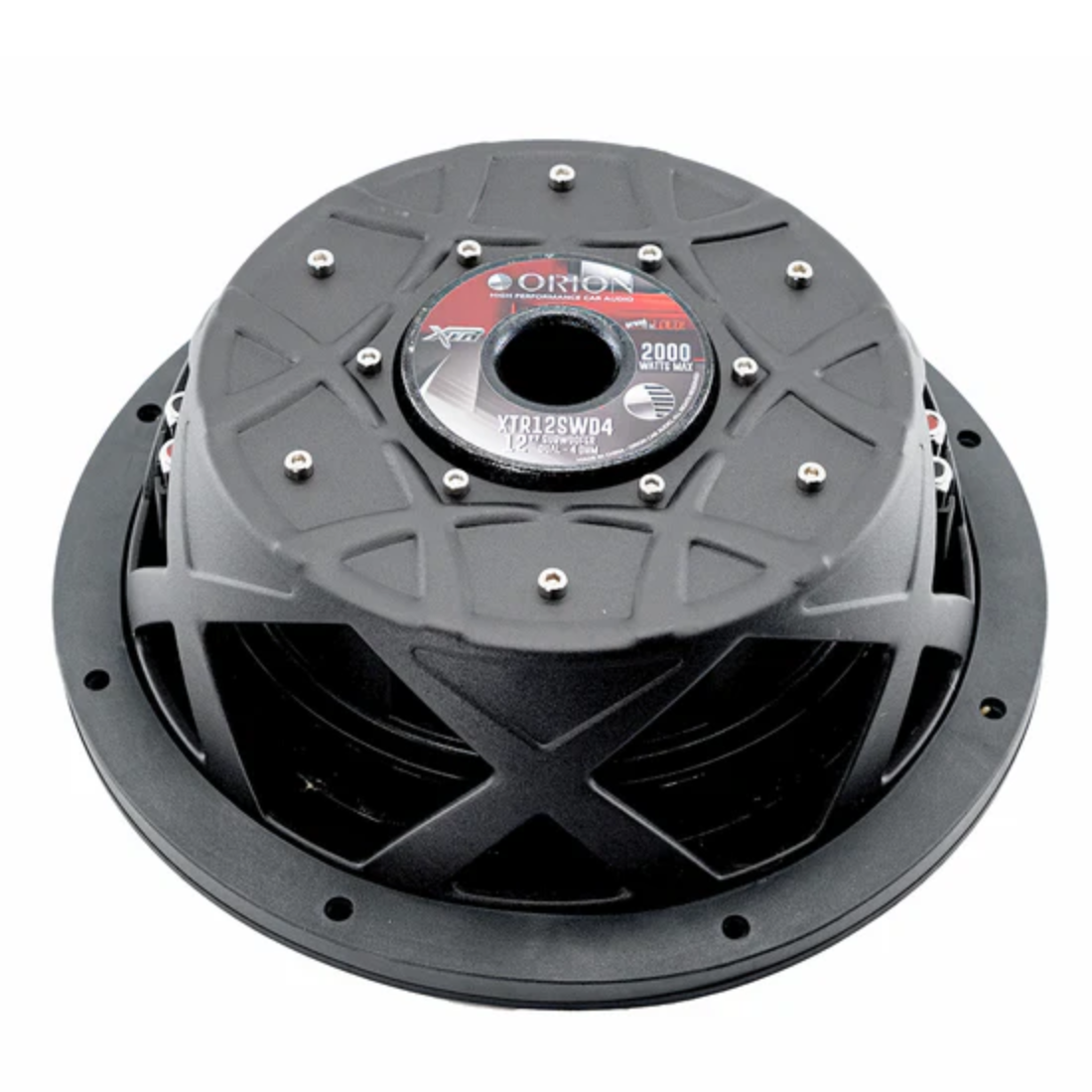 Orion XTR12SWD4 12" 2000W Max Dual 4-Ohm Voice Coil Car Audio Shallow Subwoofer