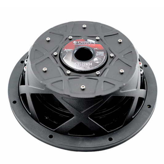 Orion XTR12SWD4 12" 2000W Max Dual 4-Ohm Voice Coil Car Audio Shallow Subwoofer