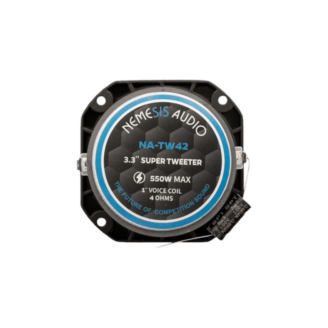 Nemesis Audio NA-TW42 3.3" 550W Max 4-Ohm 1" VC Super Bullet Tweeters (Pair)