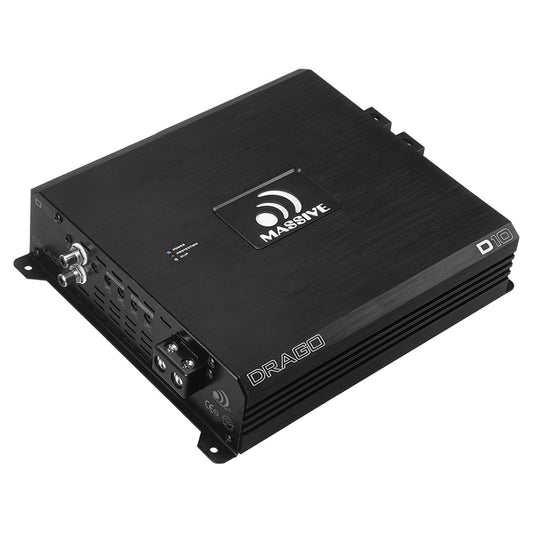 Massive Audio D10 10,000 W Max Monoblock Class D Micro Full Range Car Amplifier