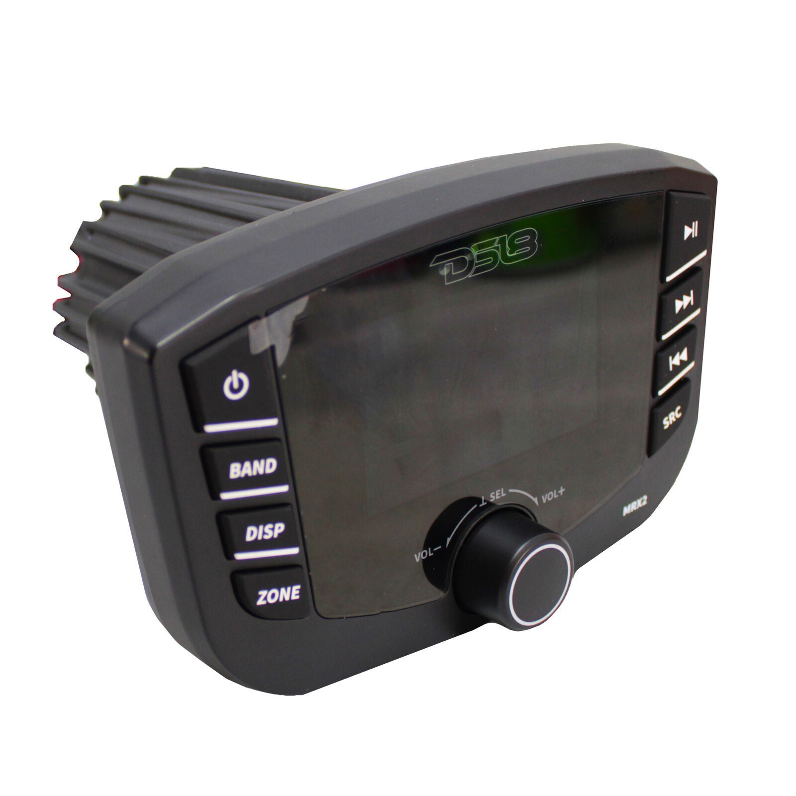 DS18 MRX2 Hydro Mechless Marine Audio Headunit LCD Screen w/ Bluetooth & RGB LED