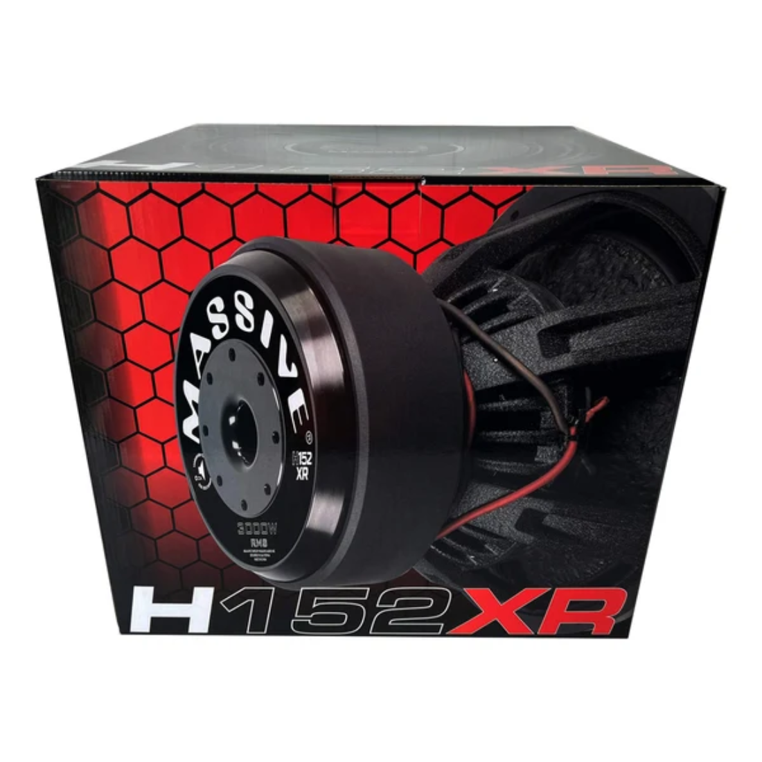 Massive Audio H152XR 15" 6000 Peak 4" Dual 2-Ohm Voice Coil DVC Mega Subwoofer