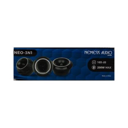 Nemesis Audio NEO-3N1 3" 200 Watts Peak 4-Ohm 1" Voice Coil Car Super Tweeter