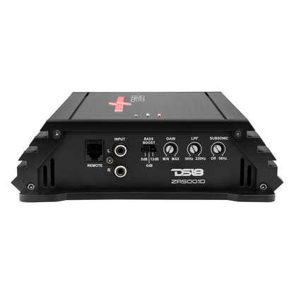 DS18 ZR500.1D 1-CH Monoblock 1500W Peak 1-4 Ohm Stable Class-D Car Amplifier