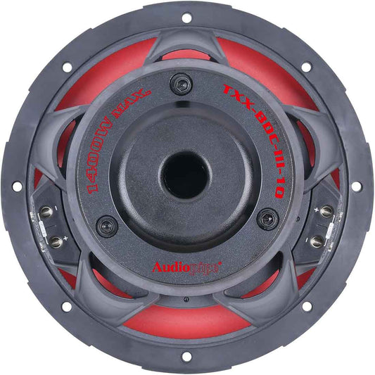 Audiopipe TXX-BDC-III-10 10" 1400W Peak Dual 4-Ohm DVC Triple Stack Subwoofer