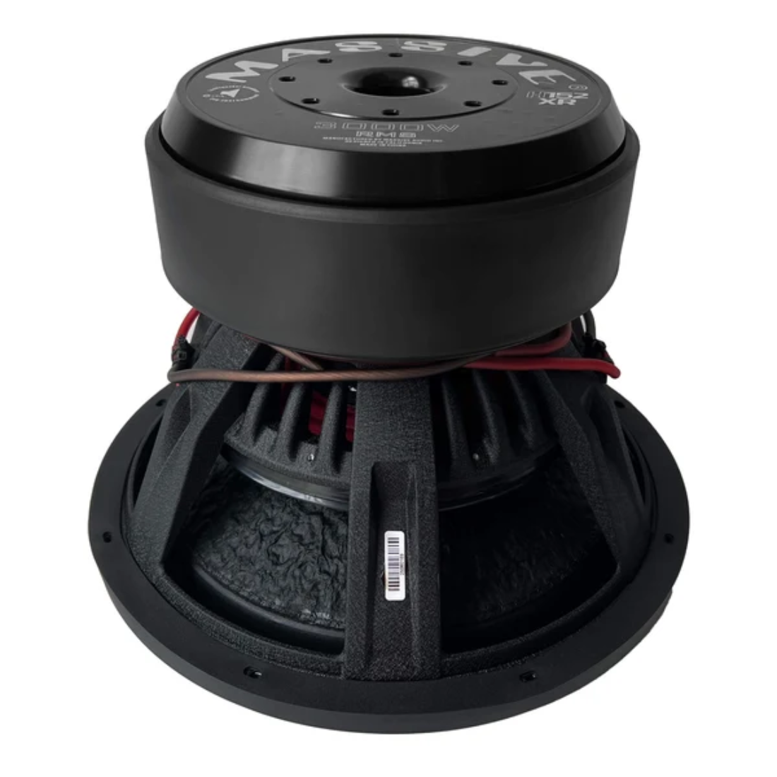 Massive Audio H152XR 15" 6000 Peak 4" Dual 2-Ohm Voice Coil DVC Mega Subwoofer