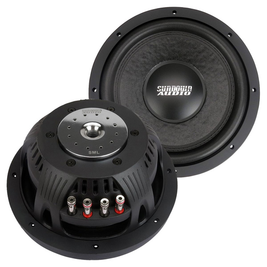 Sundown Audio SML12D2 12" 500W RMS Dual 2-Ohm Voice Coil Shallow Mount Subwoofer