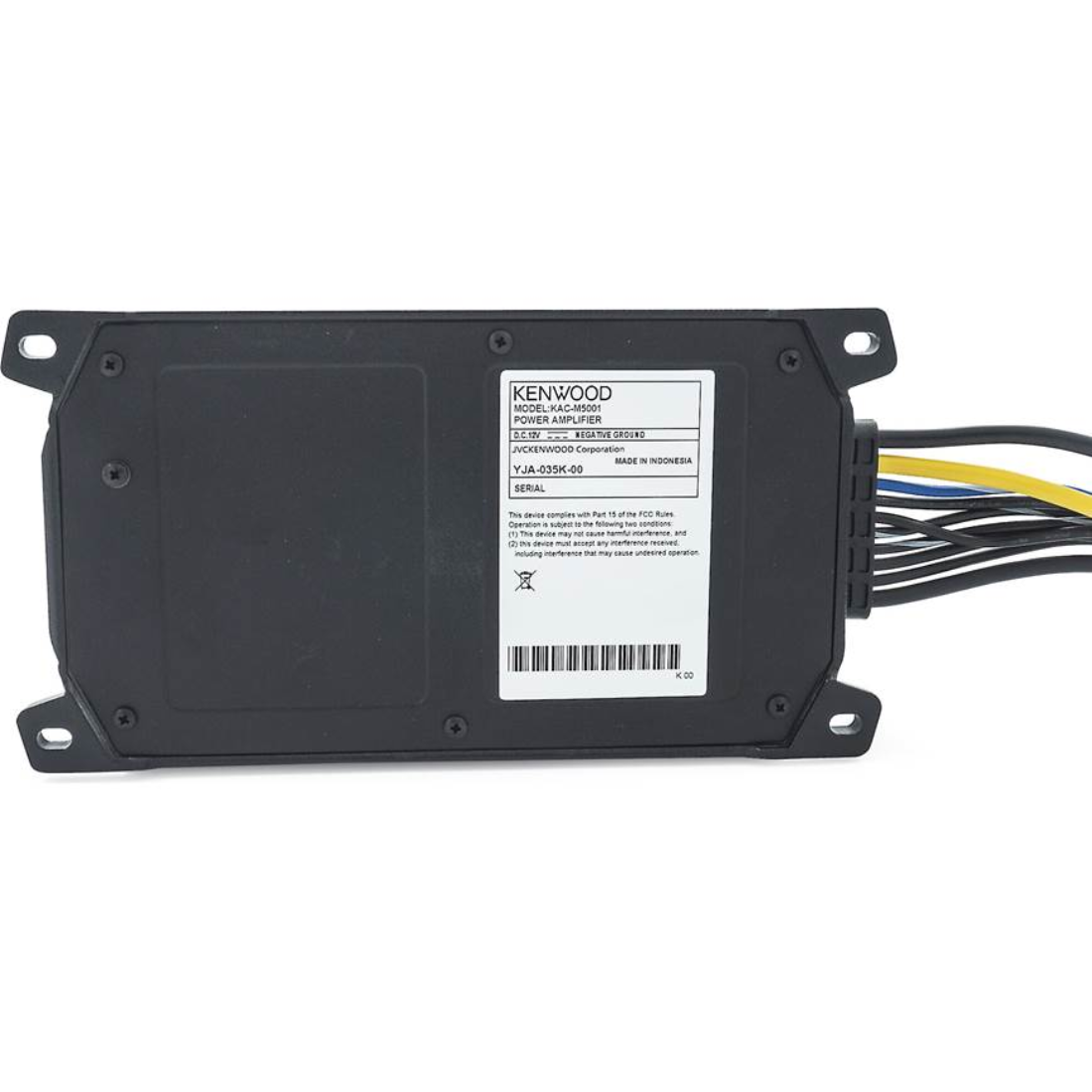 Kenwood KAC-M5001 Monoblock 600W Max Class-D IP67/IP66 Marine Compact Amplifier
