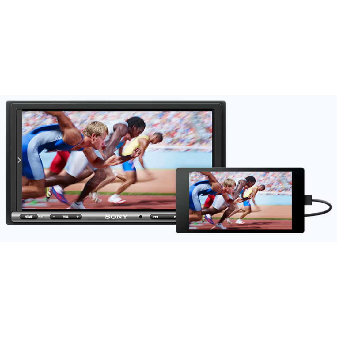Sony XAV-AX3250 6.95" Digital Multimedia Receiver w/ Android Auto/Apple CarPlay