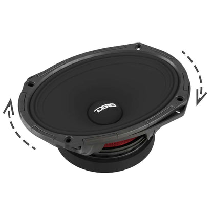 DS18 PROJECT360.694 6" x 9" 600W Max 4-Ohm Mid-High Loudspeaker Rotating Recone