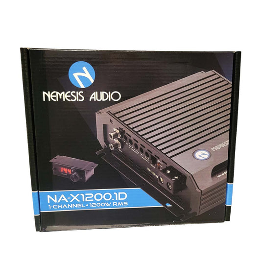 Nemesis Audio NA-X1200.1D Monoblock 12000W RMS Class-D Amplifier w/ Bass Knob