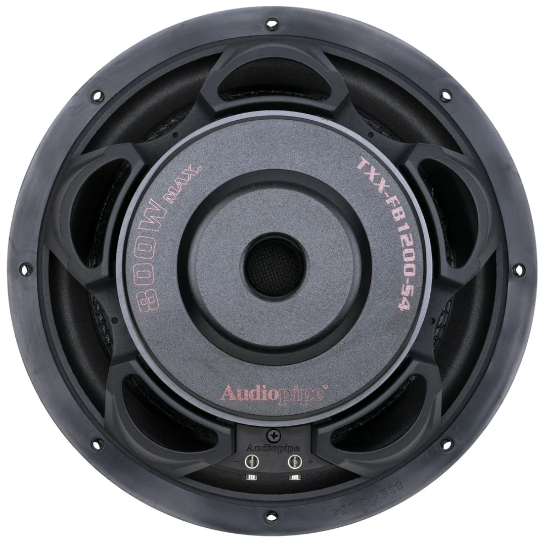 Audiopipe TXX-FB1200-S4 12" 800W Peak Single 4-Ohm Shallow Mount Car Subwoofer