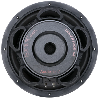 Audiopipe TXX-FB1200-S4 12" 800W Peak Single 4-Ohm Shallow Mount Car Subwoofer