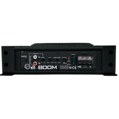 Massive Audio BOOM88 8" 400W Max Under Seat Active Subwoofer with Built-in Amp