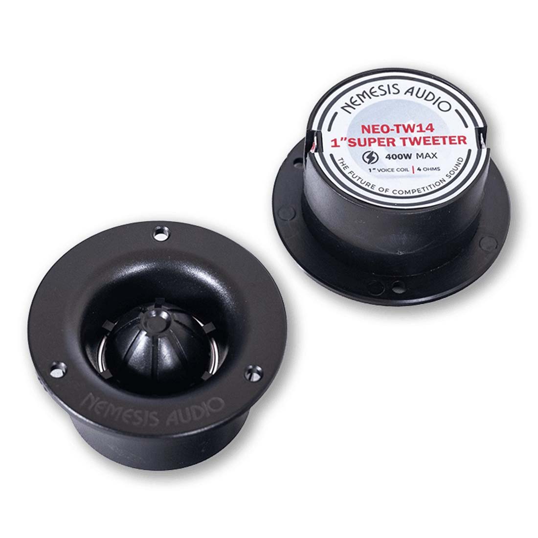 Nemesis Audio NEO-TW14 1-Inch 400W Peak 4-Ohm Neodymium Super Tweeters (Pair)