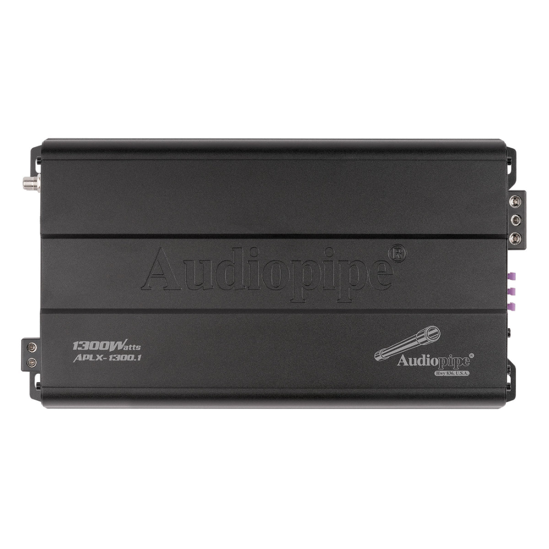 Audiopipe APLX-1300.1 Monoblock 1300W RMS @ 2-Ohms Class-D MOSFET Car Amplifier
