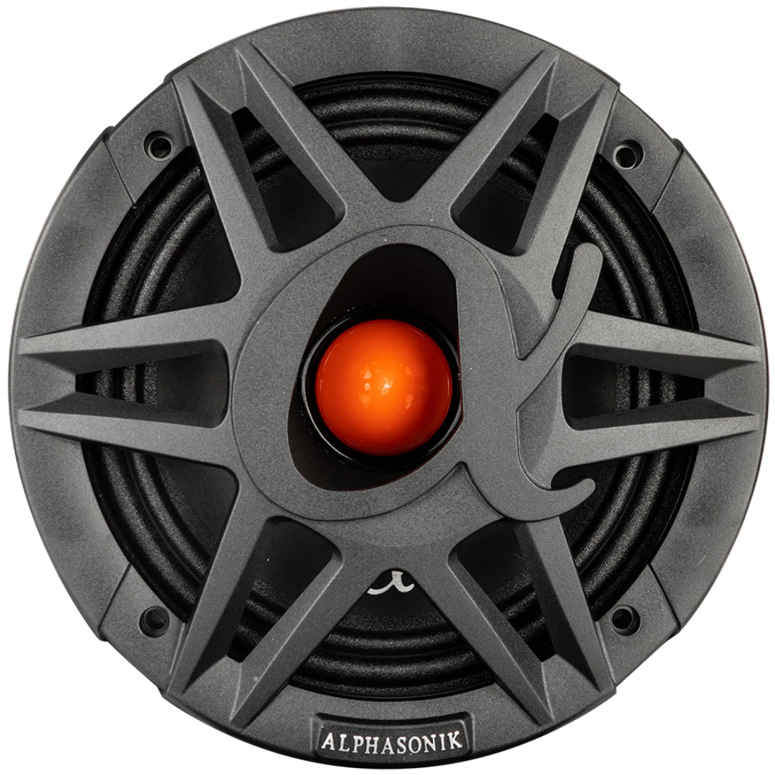 Alphasonik VCA658 6.5" 1400W Max 8-Ohm Car Audio Mid-Range Speakers (Pair)