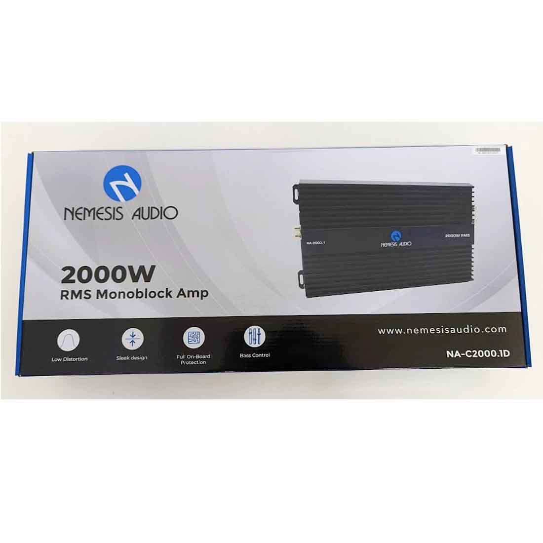 Nemesis Audio NA-C2000.1D 2000 W RMS 1-CH / Monoblock Car Stereo Amplifier