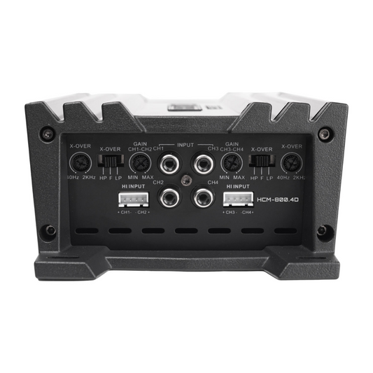Hifonics HCM-800.4D 4-Channel 800W Max Super D-Class Ultra-Compact Amplifier