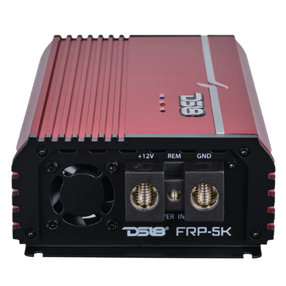 DS18 FRP-5K/RD 1-Channel 5000W RMS @ 1-Ohm Class-D Full-Range Amplifier (Red)