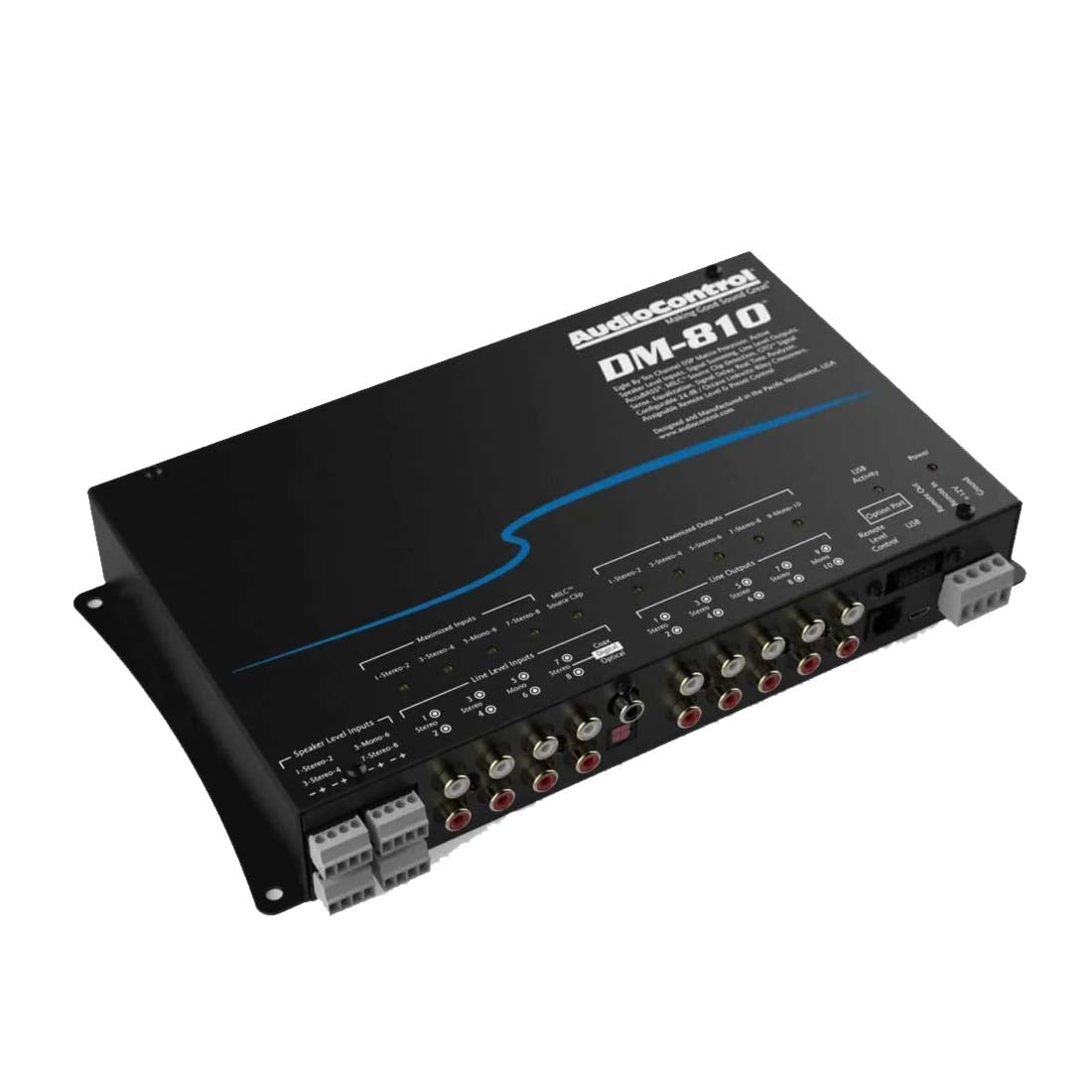 AudioControl DM-810 10-Channel Matrix Digital Sound Processor DSP with AccuBASS