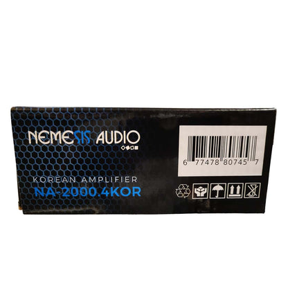 Nemesis Audio NA-2000.4KOR 4-Channel 500 Watts RMS x 4 @ 2-Ohms Car Amplifier