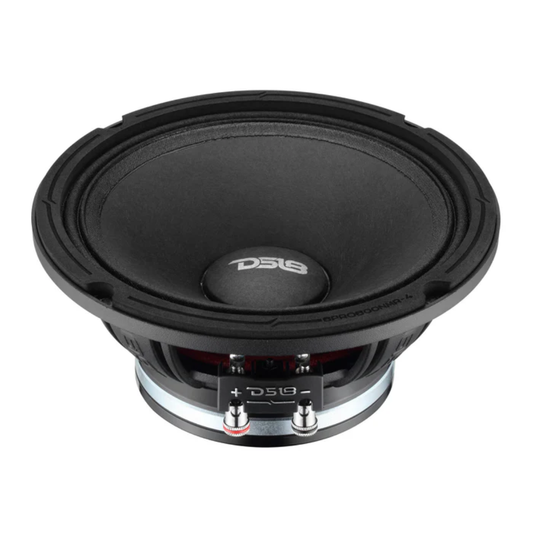 DS18 6PRO500NMR-4 6.5" 500W Max 4-Ohm Midrange Car Audio Loudspeaker (Single)