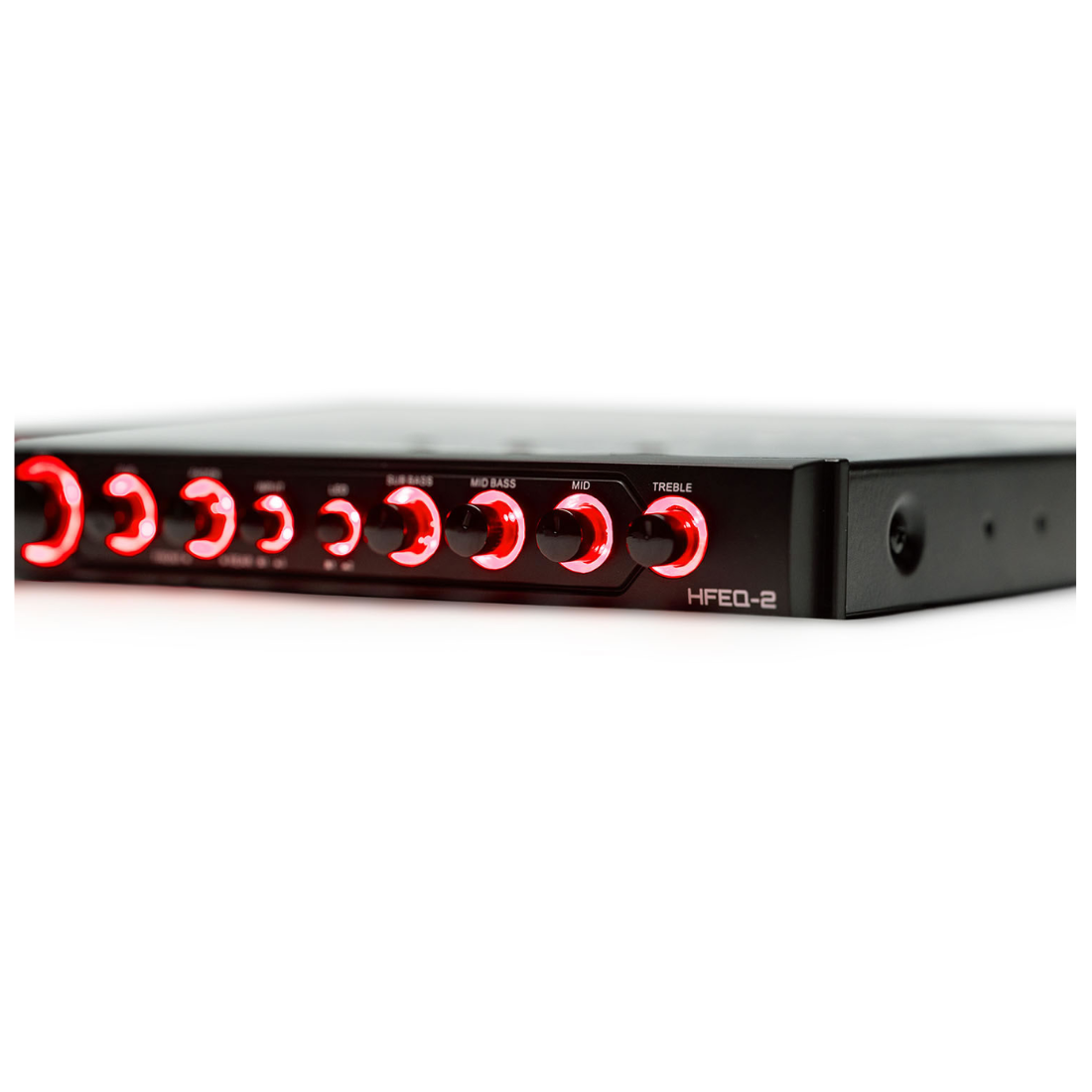 Hifonics HFEQ-2 1/2-DIN 4-Band Pre-Amp Equalizer w/ Front/Rear Active Crossover