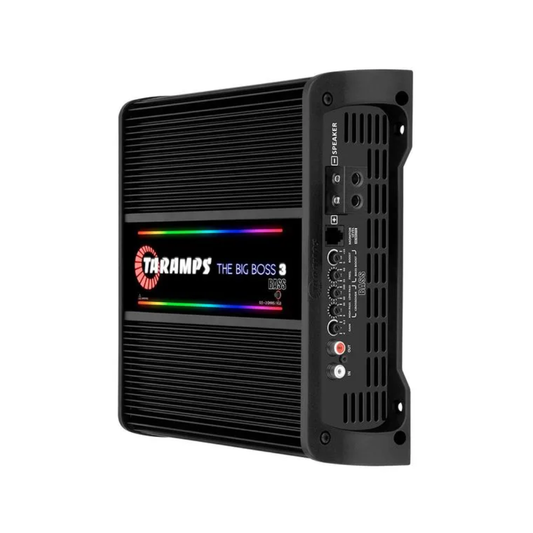 Taramps THE BIG BOSS 3 BASS Monoblock 3000W RMS 0.5 to 2 Ohms Amplifier (Black)