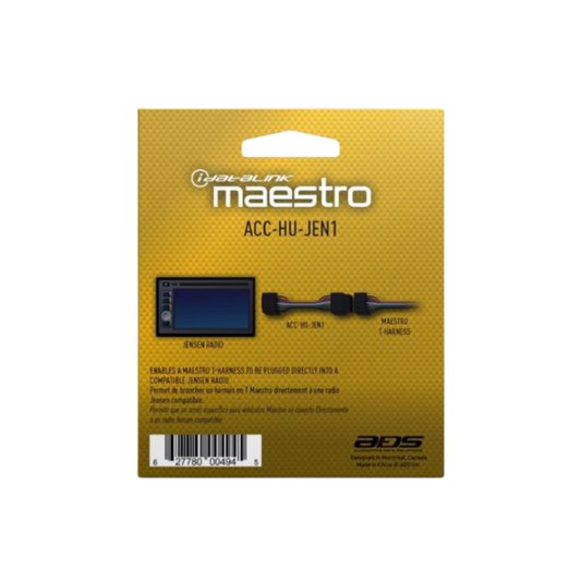 iDatalink ACC-HU-JEN1 Plug & Play Installation T-Harness for Jensen Radios