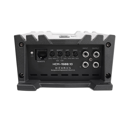 Hifonics HCM-1500.1D Monoblock 1500W Max Super D-Class Ultra-Compact Amplifier