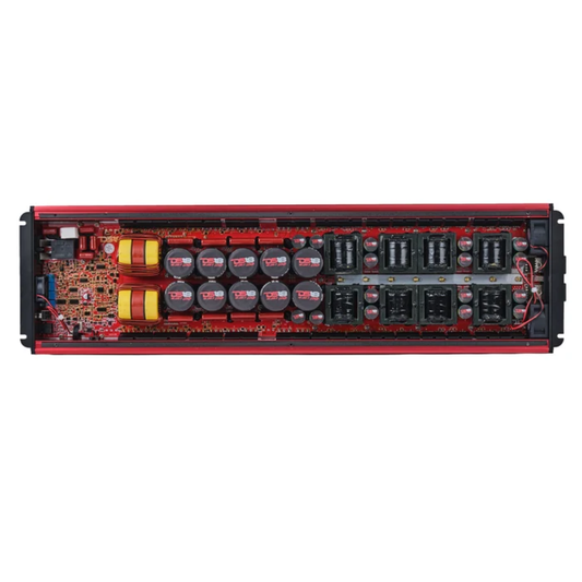 DS18 FRP-12K/RD 1-CH Monoblock 12,0000W RMS Class-D Full-Range Amplifier (RED)