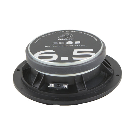 Massive Audio PK6S 500 Watts Max 6.5" Shallow Mount Component Speaker System