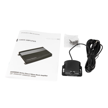 Power Acoustik CA1-5000D 1-CH Monoblock 5000W Max Class-D Car Audio Amplifier