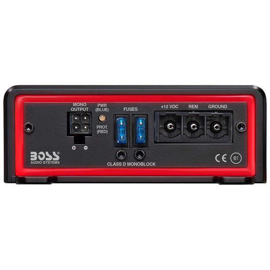 Boss Audio BE1200.1D 1-CH Monoblock 1200W Peak 1 to 8-Ohm Class-D Car Amplifier