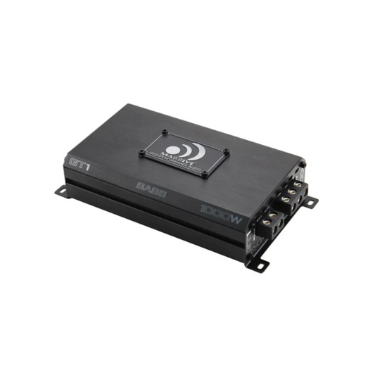 Massive Audio GT1 1-CH Monoblock 1040W Peak 1-Ohm Stable Class-D Car Amplifier