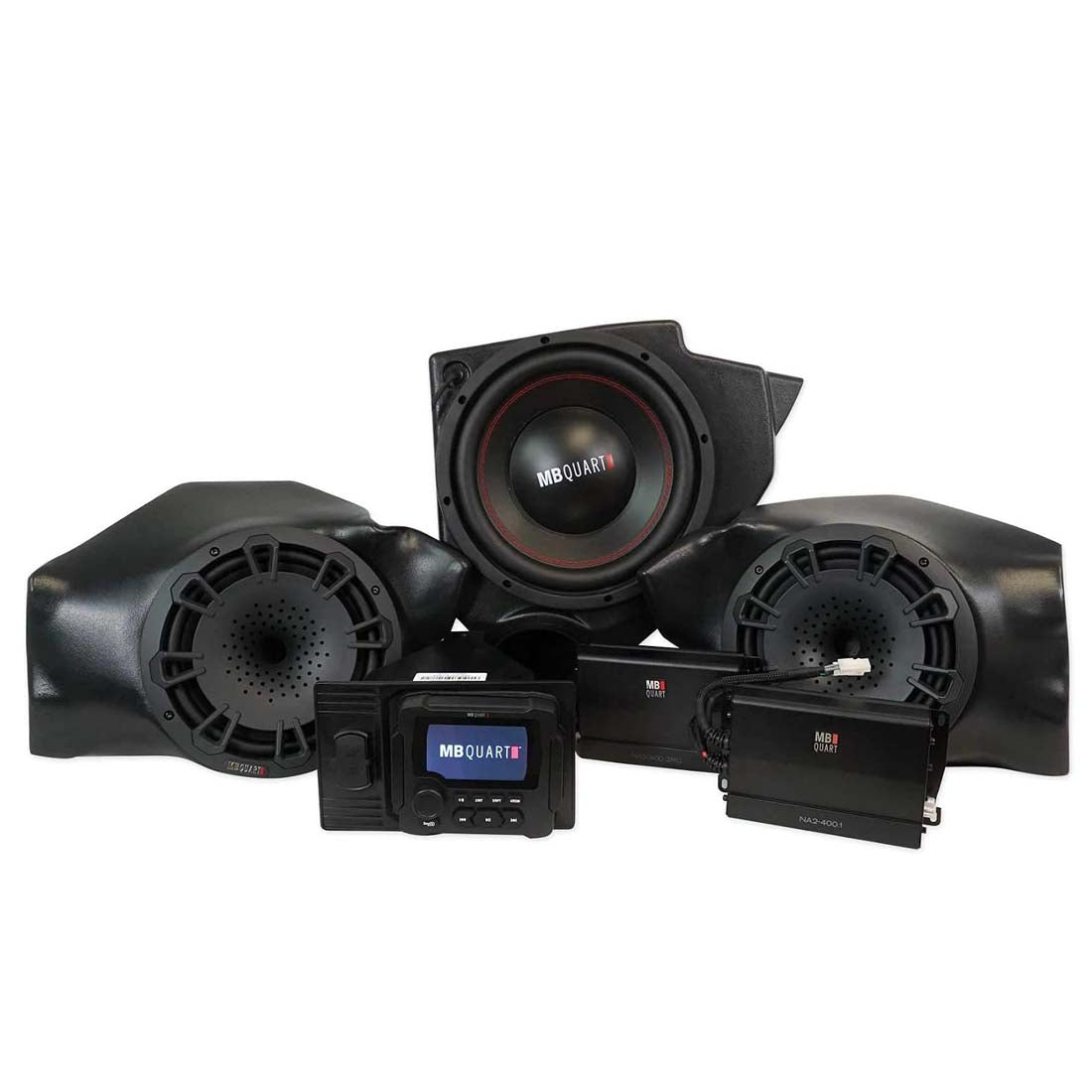 MB Quart MBQR-STG3-2 Stage 3 Audio System Package for Select Polariz RZR 2014-21